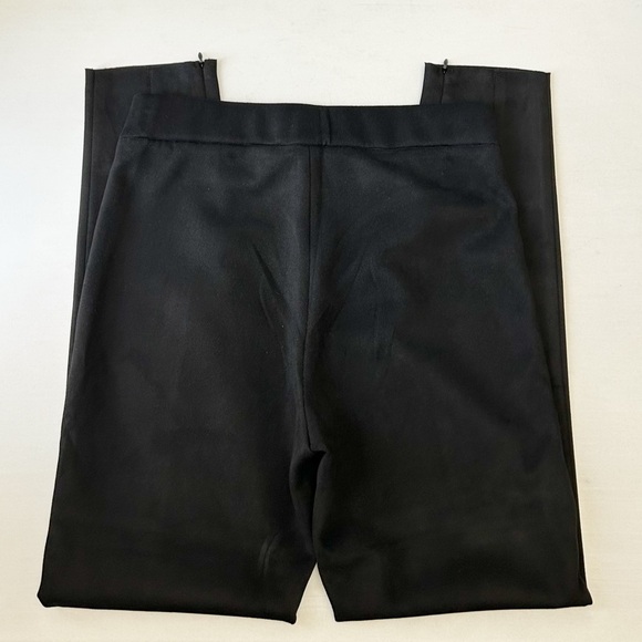 Zara Women’s Black Faux Suede Leggings Ankle Zip Pants Size Medium - Picture 12 of 16